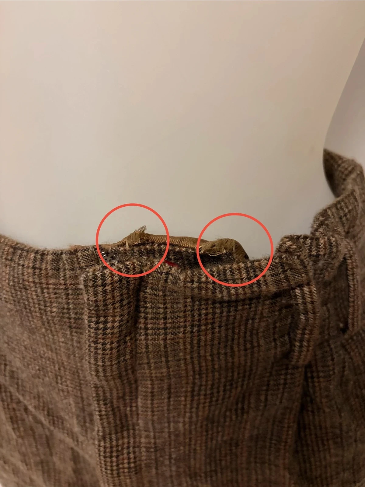 🌸 Short Zara Woman 100 % laine à carreaux bruin – Maat M – Chique hoge taille – photo 5